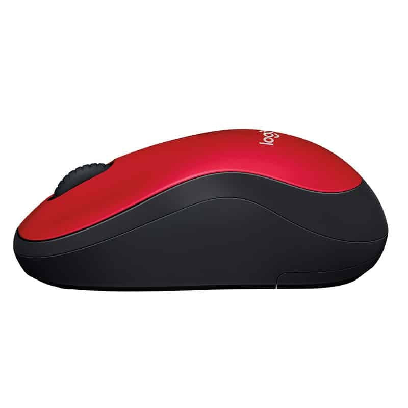 MOUSE LOGITECH M185 WIRELESS RED
