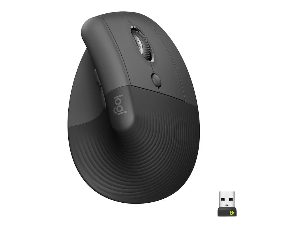 Mouse Logitech Lift Vertical Wireless Bluetooth Black