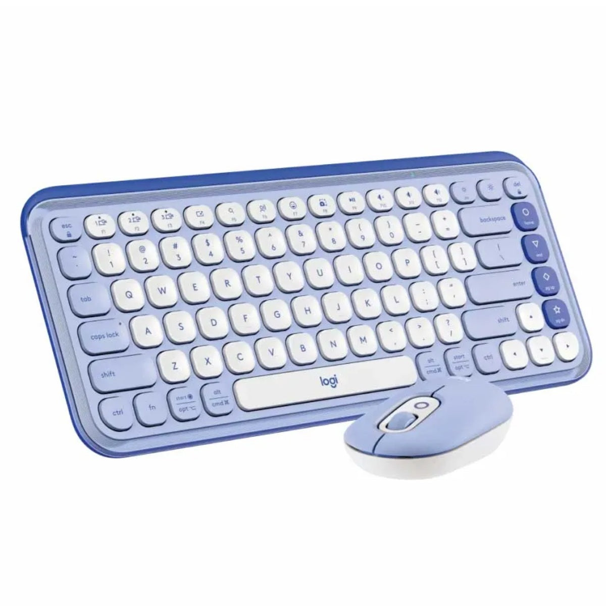 TECLADO LOGITECH + MOUSE POP ICON BLUETOOTH/WIRELESS ESPAÑOL / COPILOT/ LILA