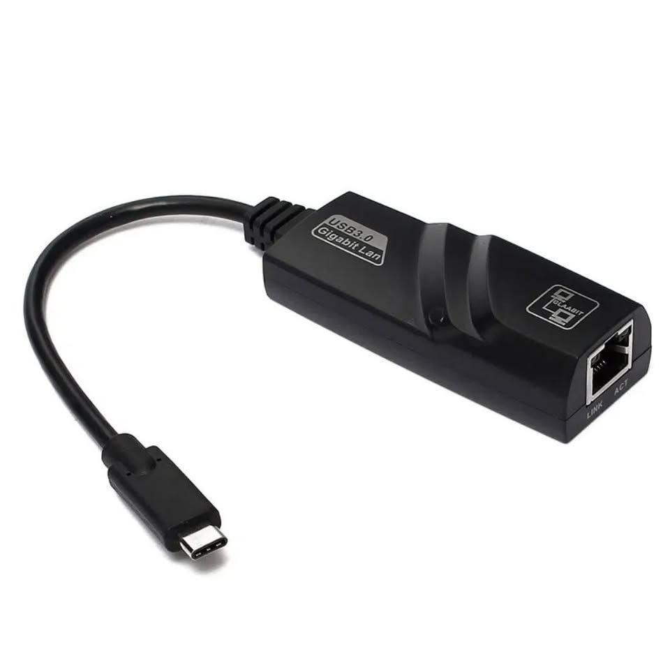 Adaptador Type-C a Internet (RJ45) 10/100/1000 Mbps