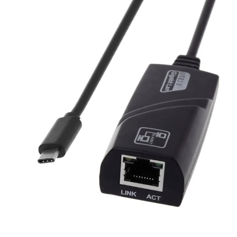 Adaptador Type-C a Internet (RJ45) 10/100/1000 Mbps