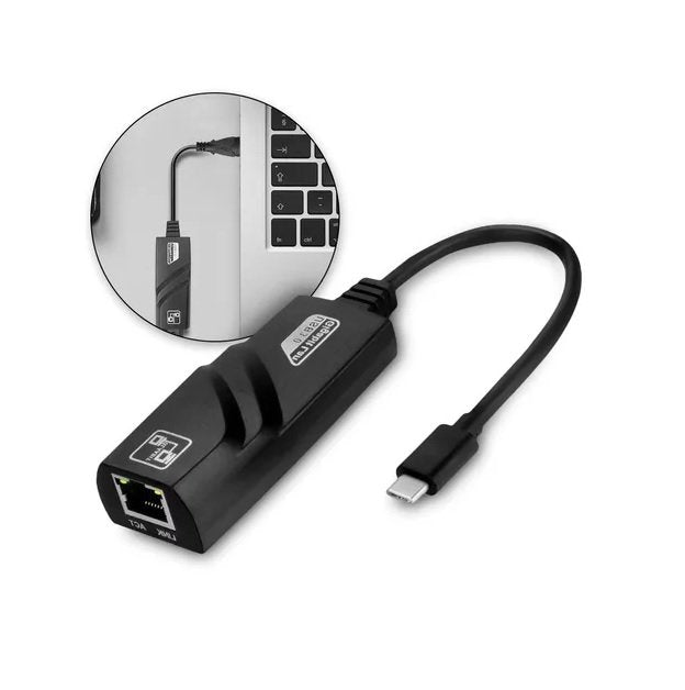 Adaptador Type-C a Internet (RJ45) 10/100/1000 Mbps