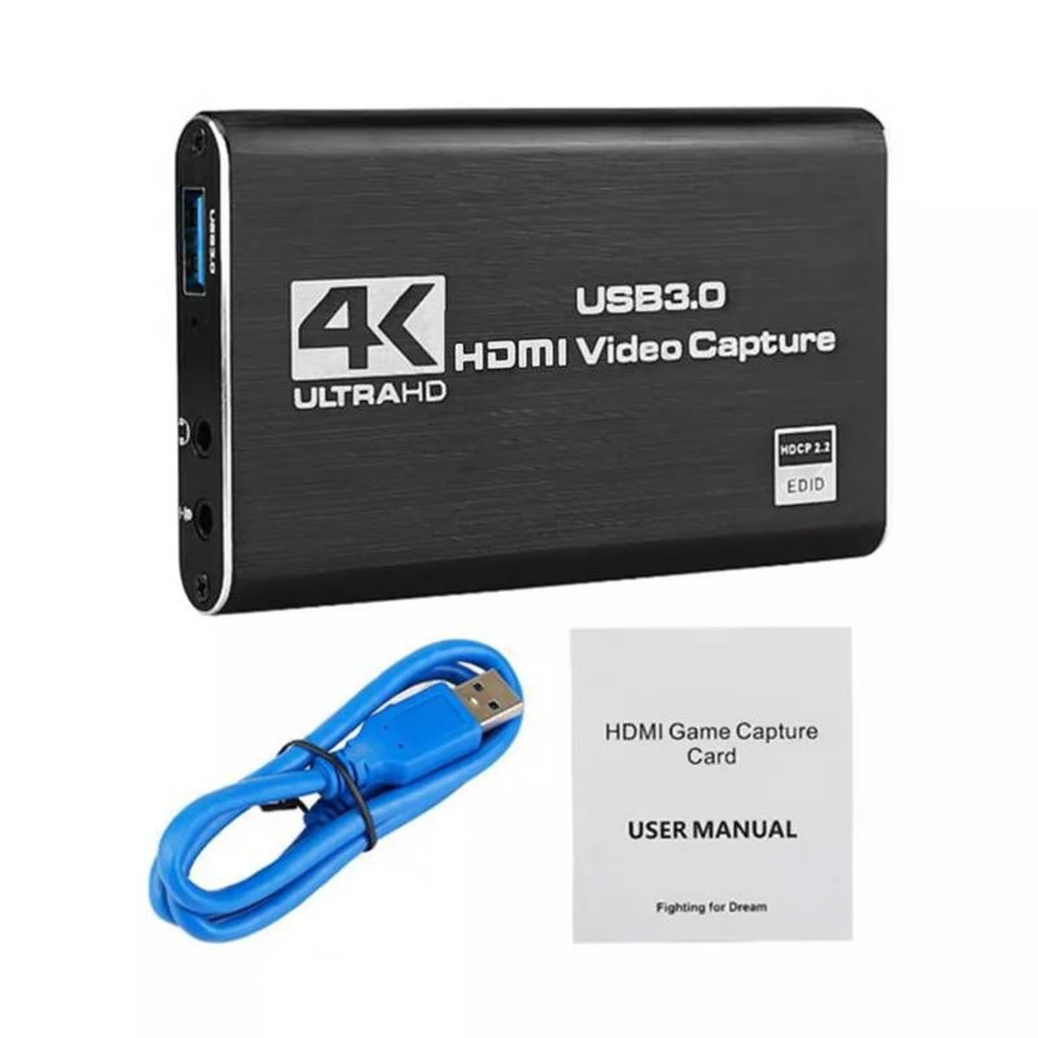 Capturador De Video USB 3.0 a HDMI 4K Audio