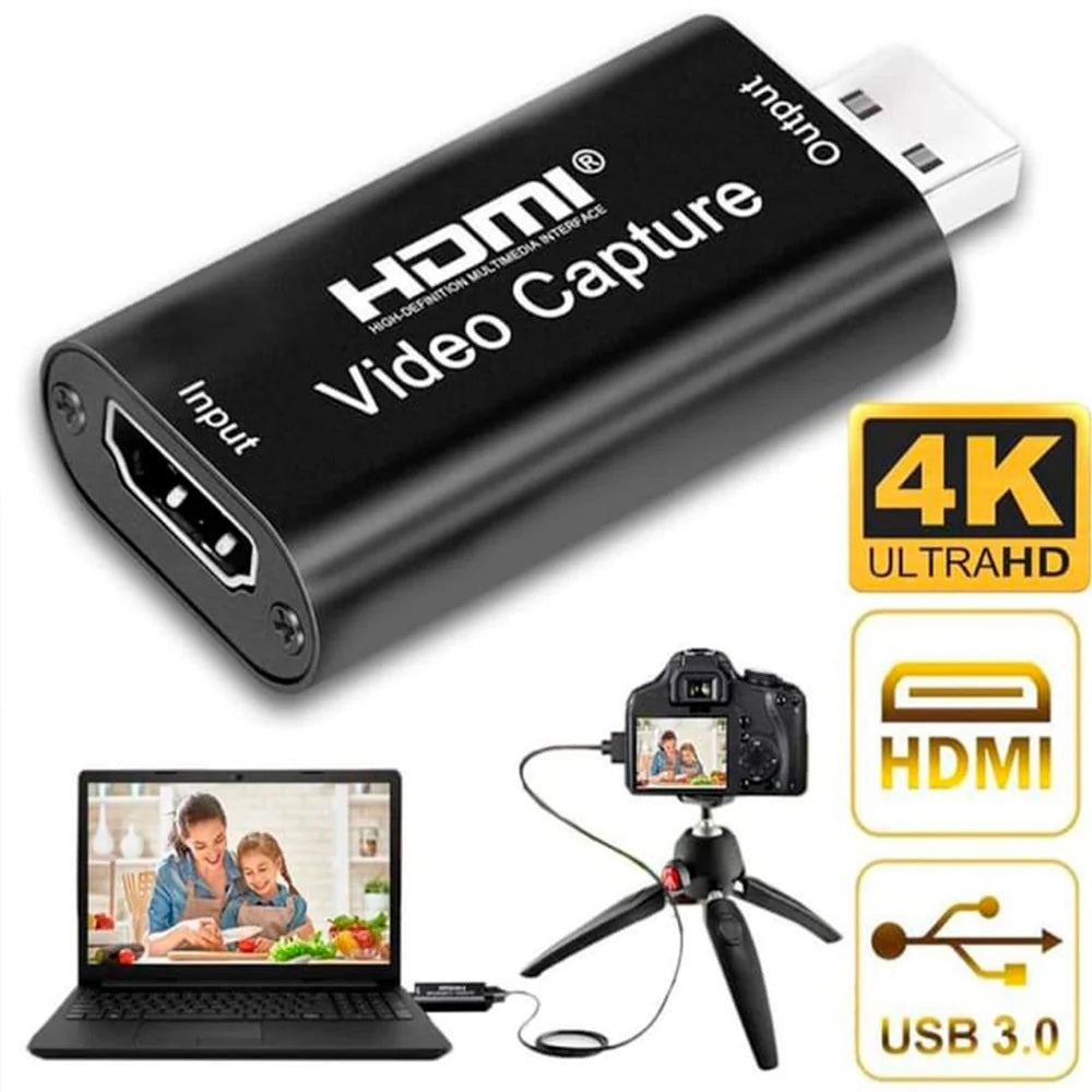 Capturador de video USB2.0 a HDMI / max input 4K max output 1080p