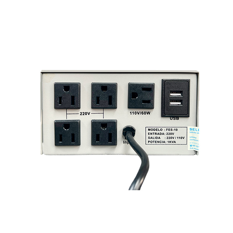 Estabilizador Elise - Fase FES-10 Estado Sólido 1KVA 1000VA