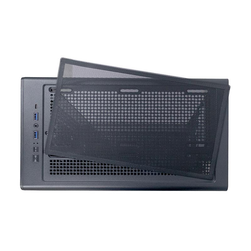 Case sin fuente gamer TEROS TE-1323G ITX M-ATX ATX 3.5" y 2.5"
