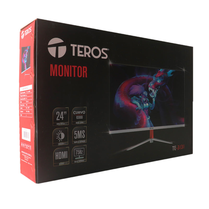 Monitor curvo TEROS TE-2402S 23.8" FHD VA 100Hz 1ms HDMI