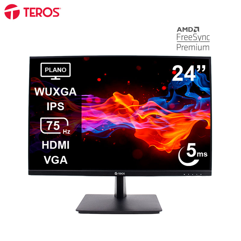 Monitor plano TEROS TE-2419CS 24" WUXGA IPS 75Hz 5ms HDMI