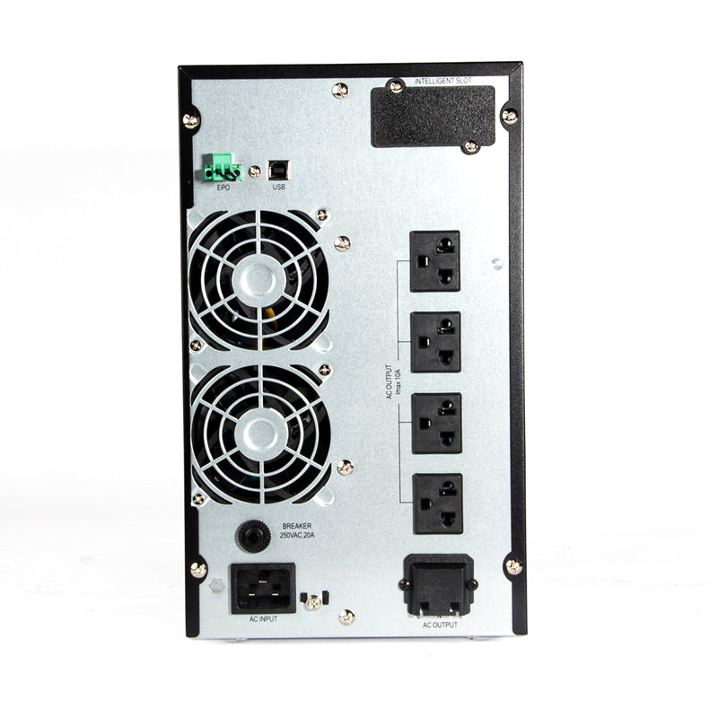 UPS Elise UDC-3K-T-G2 On-Line 3kVA 2.7KW 100V ~ 300VAC Display LCD