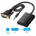 Adaptador VGA a HDMI  con audio