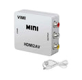 Conversor HDMI a RCA Alimentación 5V con cable USB