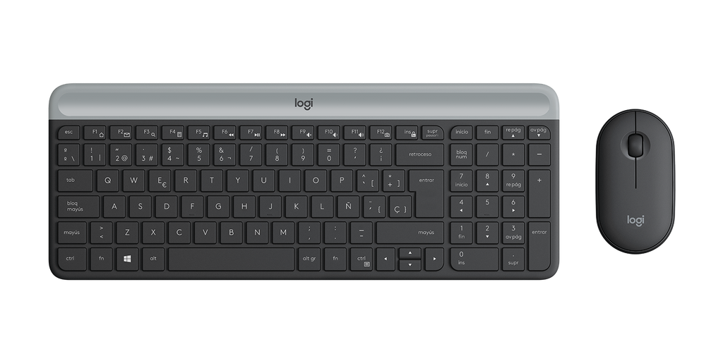 Kit Teclado y mouse Logitech MK470 Wireless Nano USB